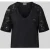 LIU JO SPORT T-shirt met kant en gestikt logo