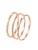 Hey Happiness Ring ‘Twist Stack’  rose-goud