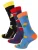 Vincent Creation Sokken  blauw / donkerlila / rood / zwart