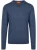 Suitable Merino Pullover V-Hals Denim Blauw