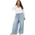 Brave Soul Dames Notch Neck Lange Mouwen T-Shirt (Wit)