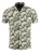 Key Largo Overhemd ‘MAGMA’  beige / groen gemêleerd / wit