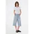 Modström regular waist short light blue denim
