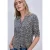 Street One Dames Shirt met een blouse-look in Blauw