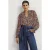 Boden Ruffle Collar Statement Top Mlt