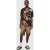 AllSaints Albany Short Ash Khaki Brown