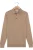 Thomas Maine Poloshirt lange mouw beige, Effen