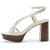 AllSaints Bella Platform Heel Parchment White