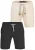 INDICODE JEANS Broek ‘Eddy’  beige / zwart