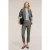 Motivi Slim Tweed Trousers Grey