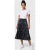Karl Lagerfeld Cosmic Print Pleated Skirt Black