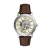 Fossil Heritage – heren horloge – zilverkleurig met  band