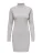 ONLY Gebreide jurk ‘ONLLOUIS’  lichtgrijs