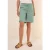 Cecil Dames Twill shorts in een verwassen look in Groen
