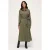 Motivi Modal Blend Chemisier Dress Military Green