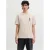 JACK & JONES ORIGINALS relaxed T-shirt met backprint beige