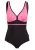 BECO the world of aquasports Badpak ‘Zebra Vibes’  oranje / pink