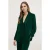 Motivi Smooth Velvet Blazer Jacket Green