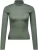 Scotch & Soda Longsleeve Roll up neck Olijf Groen dames