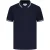 Firetrap Heren Lazer-logo katoenen poloshirt (Zwart)