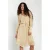 Bruuns Bazaar midi jurk beige