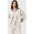 AllSaints Hettie Xtal Shacket Snow Grey