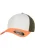 Flexfit Pet  kaki / oranje / wit