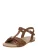 TOM TAILOR Sandalen met riem  bruin / zwart