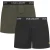 Lyle & Scott Heren Geweven Boxershorts (Set van 2) (Kever/Zwart)