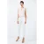 Lange Gabardine broek in wit