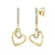 Allure Oorbellen – Goud en Kristal