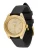 GUESS Analoog horloge ‘Dress’  goud / zwart