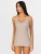 zd ZERO DEFECTS Onderhemd ‘Juno Tank top soy fiber’  bruin