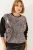 Leopardprint Sequins Crewneck Sweatshirt