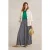 White Stuff Jada Eco Vero Maxi Skirt Blue Printed