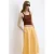 Mango midi rok – geel