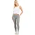 Brave Soul Dames/Dames Legging Zijgestreept (Grijs gemêleerd/wit)
