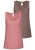 VIVANCE Top  chocoladebruin / pitaja roze