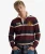 Double Emblem Stripe Rugbytop Red
