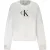 Calvin Klein Witte Katoenen Dames Sweatshirt