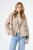 Garcia korte trenchcoat beige