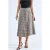 Hoge Taille Geruite Midi Rok