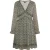 Dreimaster Jurk Dames Groen/beige