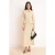 Trendyol Modest Dames Beige Effen Maxi Lang Casual Skater Modest Jurken