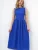 Trend Alaçatı Stili Jurk  kobaltblauw