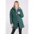 Mountain Warehouse Dames/Dames Florence lange gewatteerde jas (Groen)