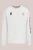WE Fashion – Heren loose fit T-shirt met structuur en print – Loose fit – Wit –