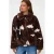 VERO MODA jas met koeienprint – bruin