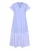 CULTURE Jurk ‘Cia’  lichtblauw / wit