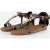 Supercracks Supercracks Sandalen zwart Textiel